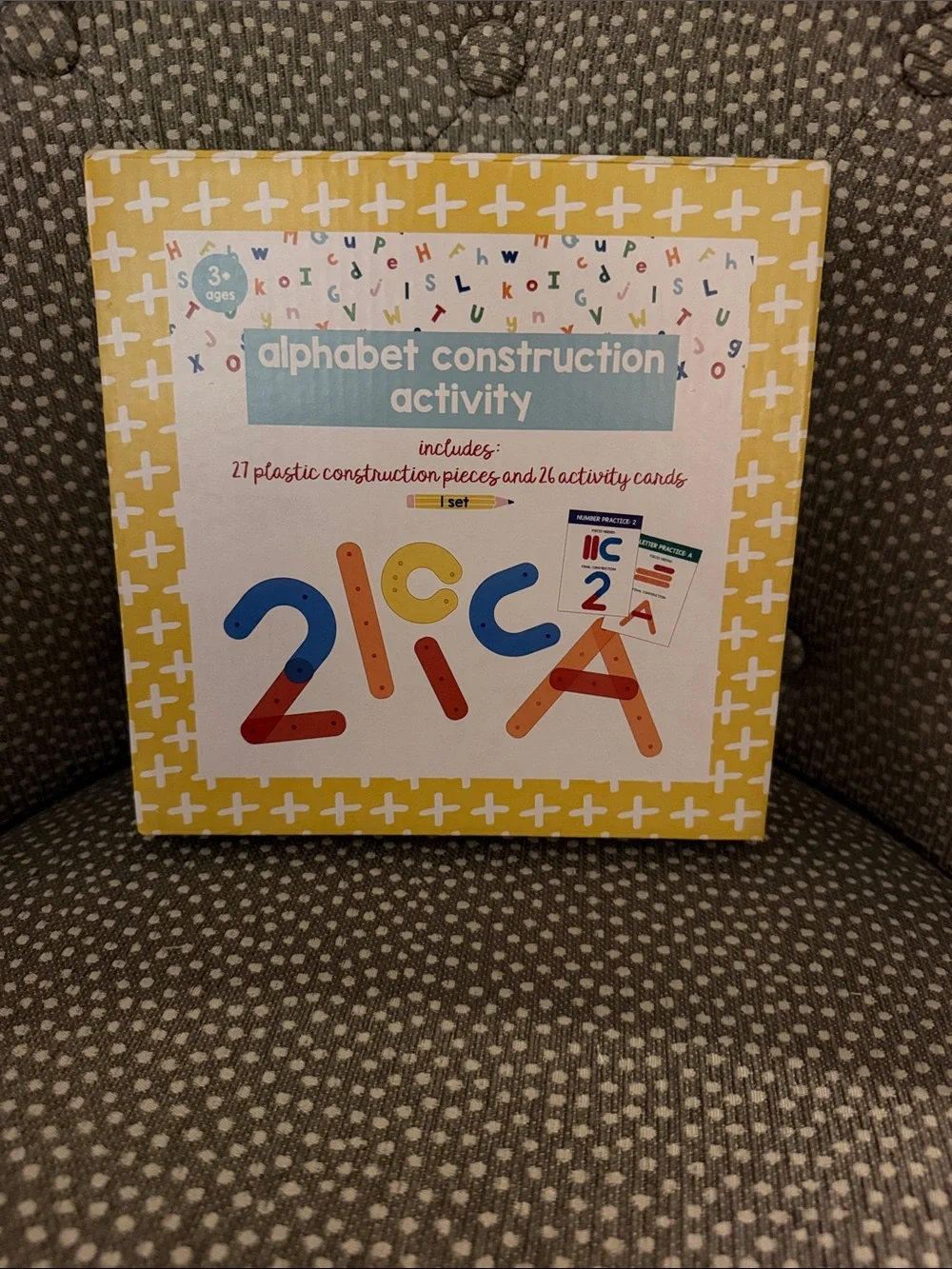 Alphabet/Numbers Construction Activity Set